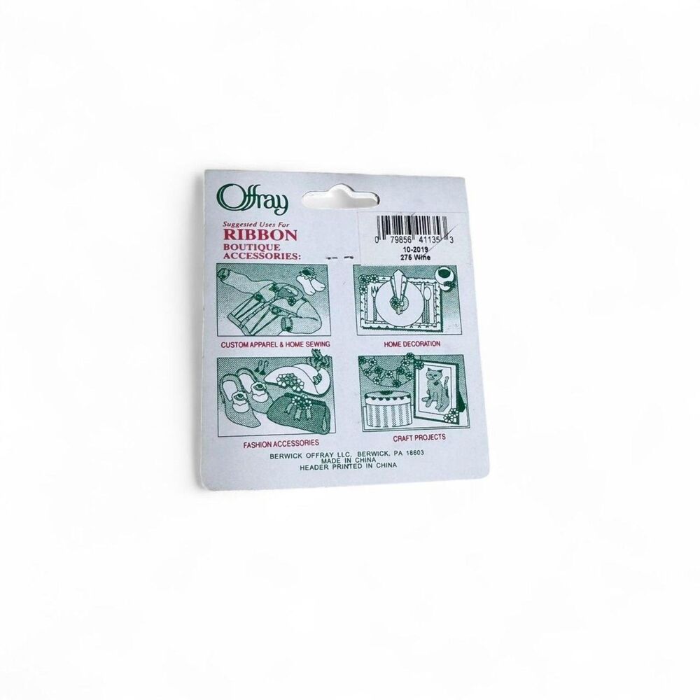 3 Packs Offray Ribbon Flower Roses Embellishments - Picture 5 of 5